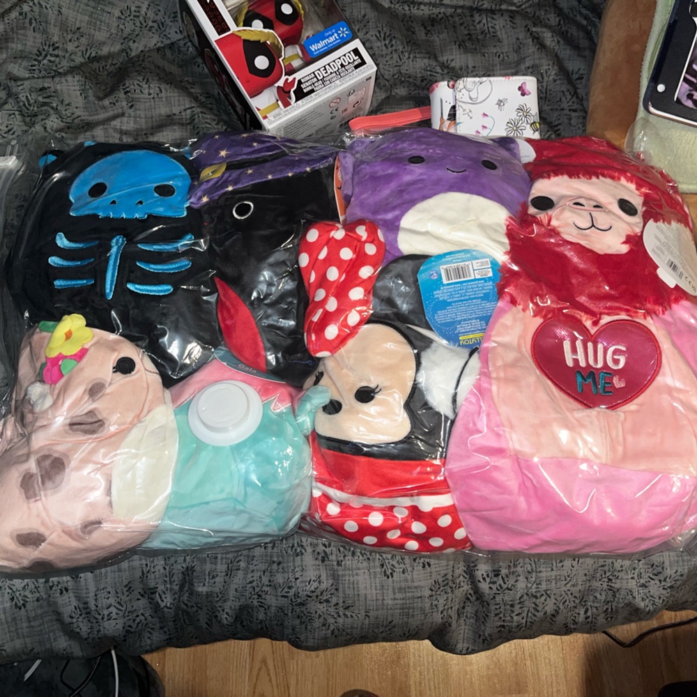 Squishmallows Colorful Plush Toy Bundle